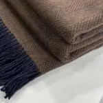 Shetland Throw - Sticky Toffee