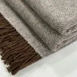 Shetland Throw - Bark
