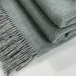 Shetland Throw - French Grey