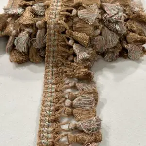 Single Breasted Tassel Fringe - Light Rust - Image 2