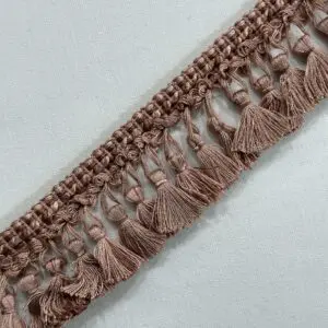 Single Breasted Tassel Fringe - Dusky Rose - Image 3