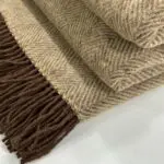 Shetland Throw - Caramel