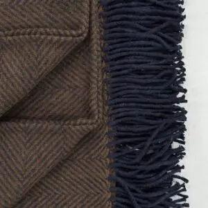 Shetland Throw - Sticky Toffee - Image 2