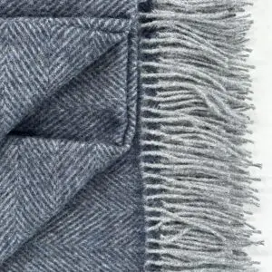 Shetland Throw - Deep Sea - Image 2