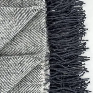 Shetland Throw - Carbon Sand - Image 2