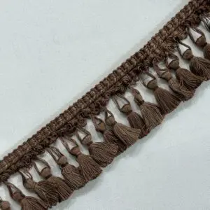 Single Breasted Tassel Fringe - Chocolate - Image 3