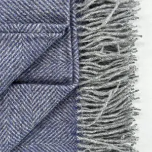 Shetland Throw - Lavender - Image 2