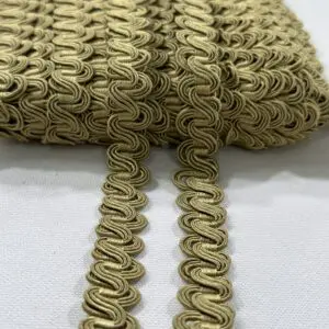 Scroll Gimp - Brushed Gold - Image 2