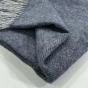 Shetland Throw - Deep Sea - Image 3