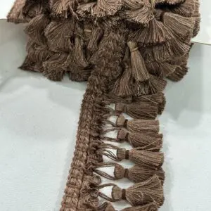 Single Breasted Tassel Fringe - Chocolate - Image 2