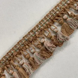 Single Breasted Tassel Fringe - Light Rust - Image 3