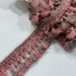 Single Breasted Tassel Fringe - Pink Coral