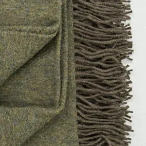 Highland Throw - Moss - Image 2
