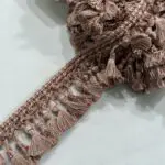 Single Breasted Tassel Fringe - Dusky Rose