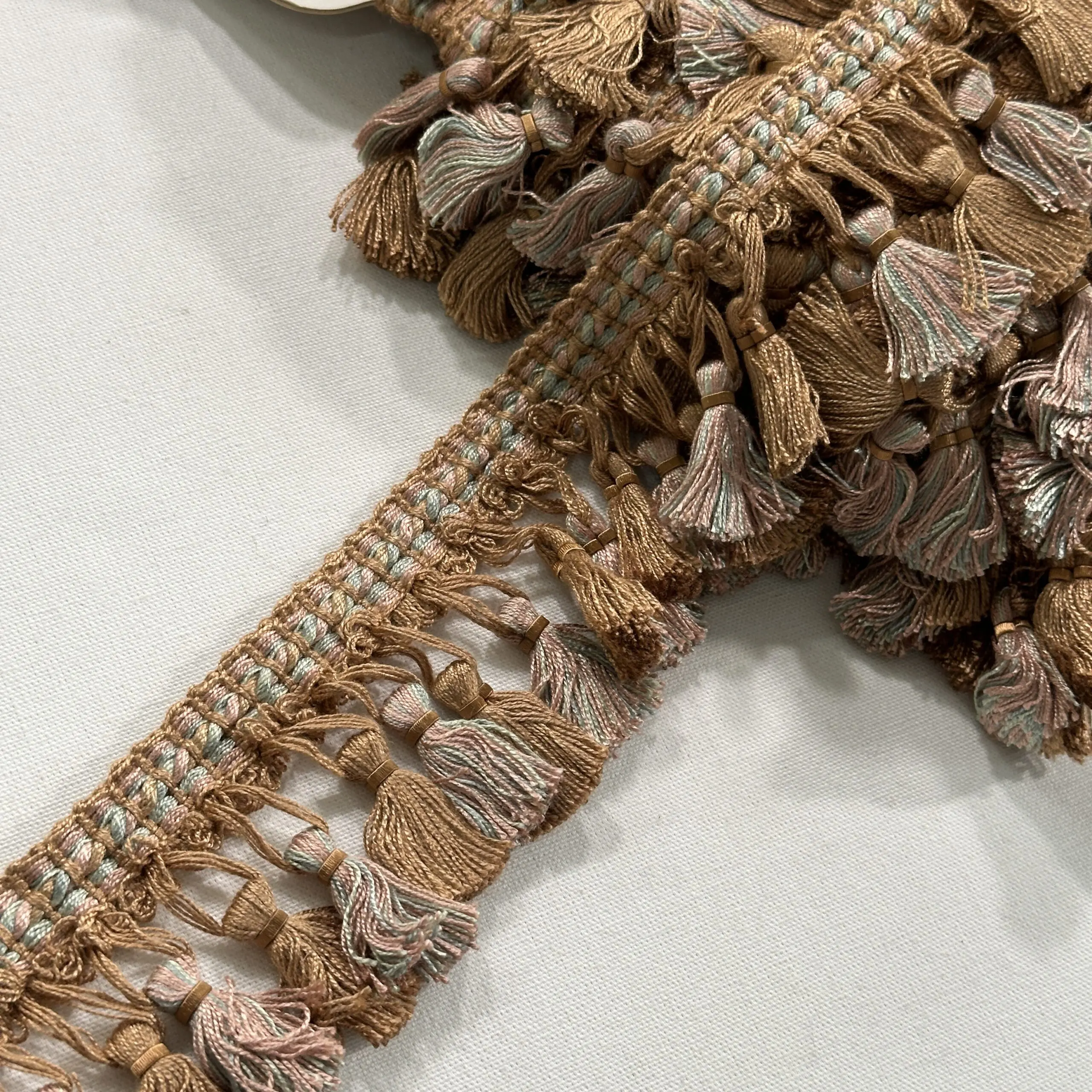 E54C0DF0-F21D-41B3-8C74-07B42CD0AAC4 Single Breasted Tassel Fringe - Light Rust - Image 1