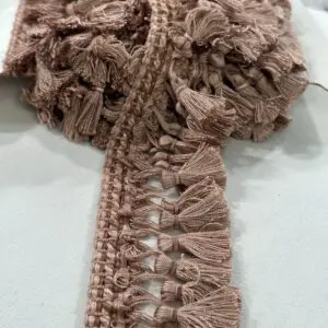 Single Breasted Tassel Fringe - Dusky Rose - Image 2
