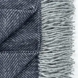 Shetland Throw - Whale - Image 2