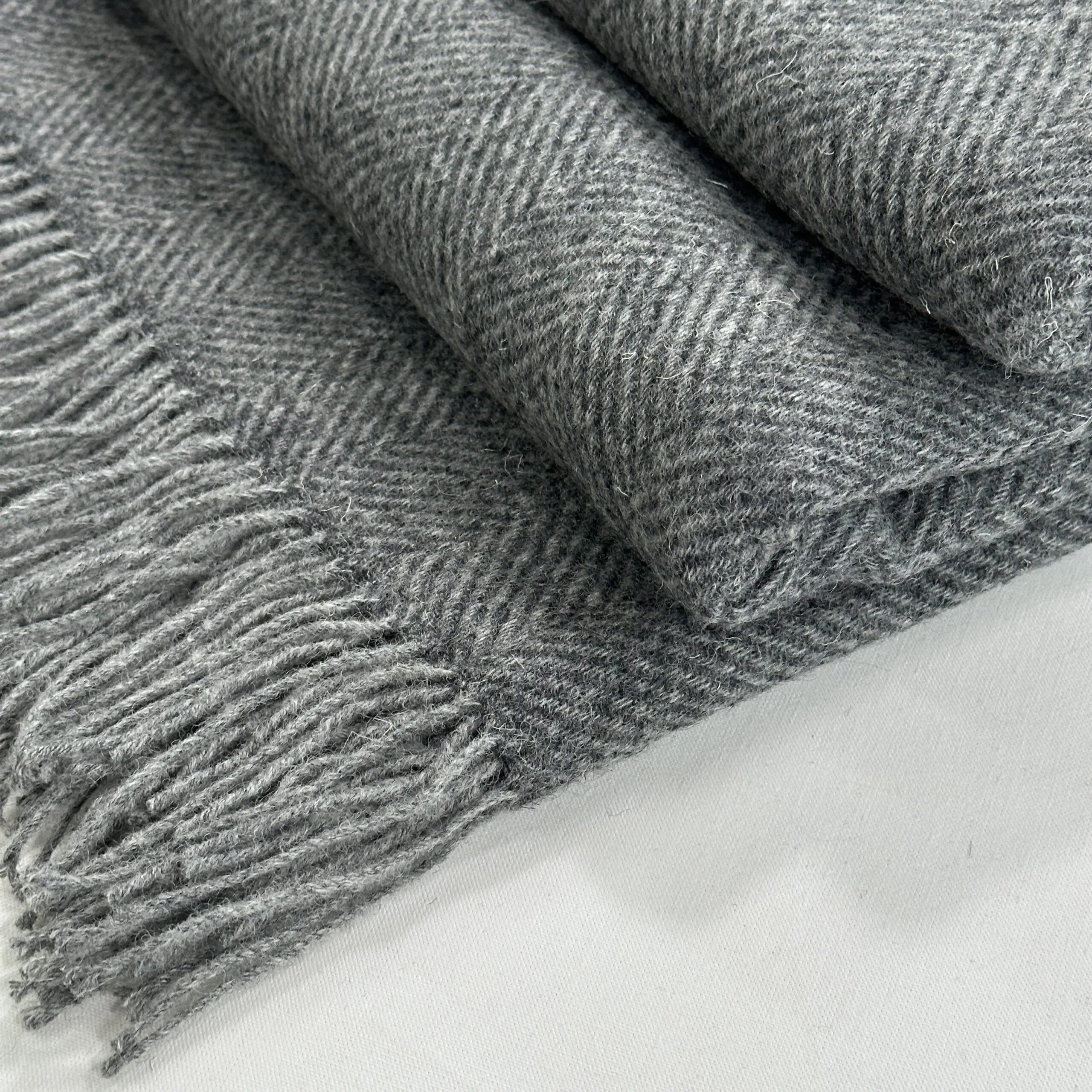 EFFA4D05-2E75-415D-835C-C43F288BB654 Shetland Throw - Graphite - Image 1