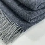 Shetland Throw - Deep Sea