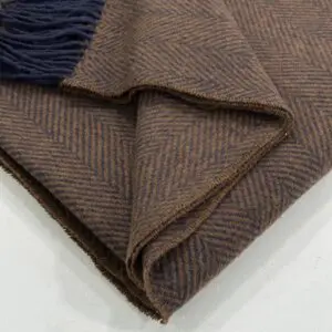 Shetland Throw - Sticky Toffee - Image 3