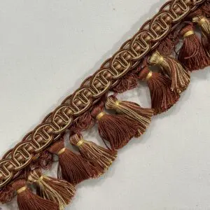 Balmoral Tassel Fringe - Rust - Image 3