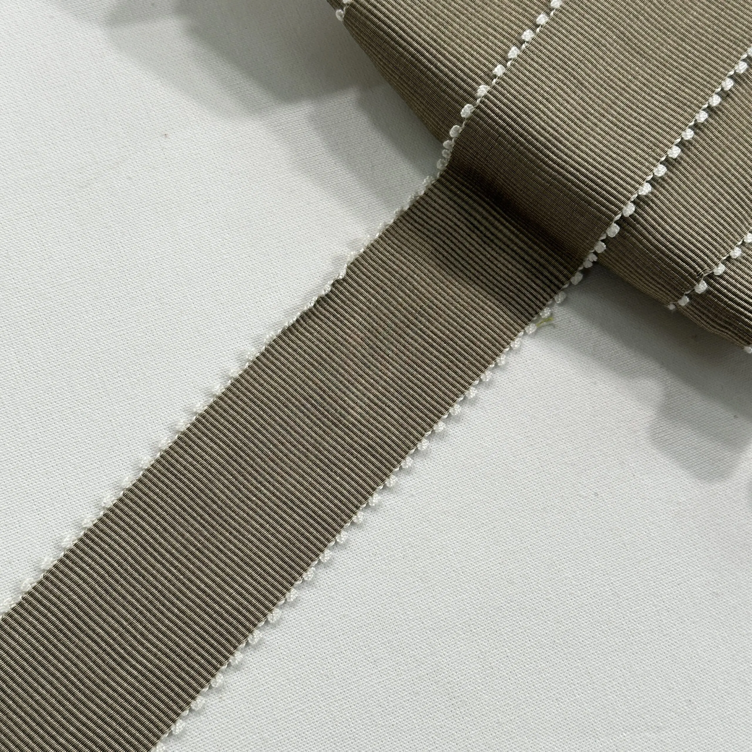 6D4139C7-16A5-4257-B0FE-EC3F8D9C8B4F Belt Braid - Taupe / Off White - Image 1