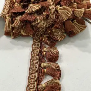 Balmoral Tassel Fringe - Rust - Image 2