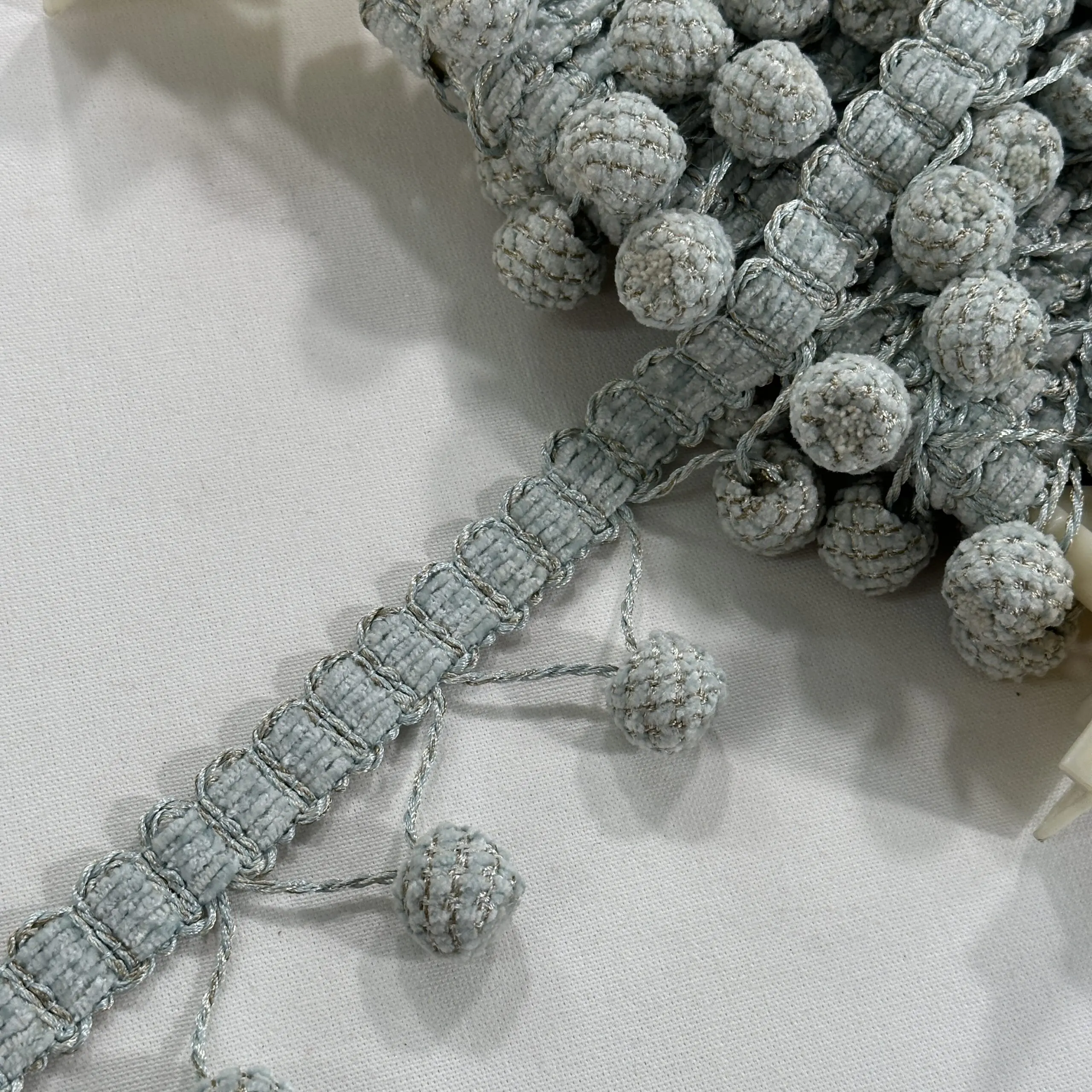 CC449195-90E4-4543-A498-4C819649F3C4 Ghungroo Pom Pom - Sky Blue - Image 1