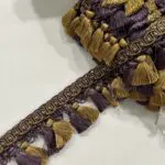 Balmoral Tassel Fringe - Antique Purple