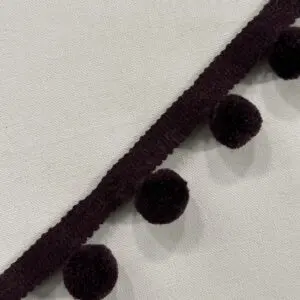 Hygge Pom Poms - Raisin - Image 3