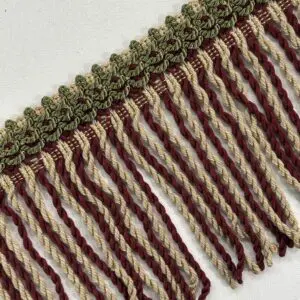 Lace Top Bullion Fringe - Strawberry Top - Image 3