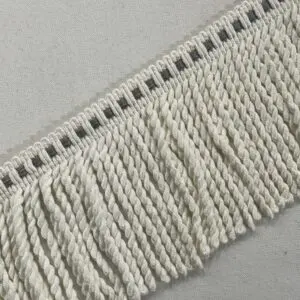 Basket Top Bullion Fringe - White - Image 3