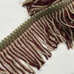 Lace Top Bullion Fringe - Strawberry Top