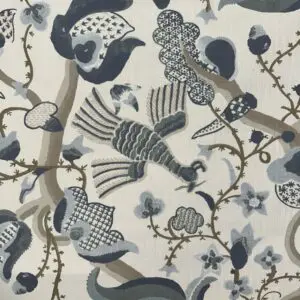 Entwining Trees - Denim / Navy - Image 4