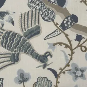 Entwining Trees - Denim / Navy - Image 5