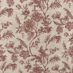 Garden Toile  Soft Red - Image 5